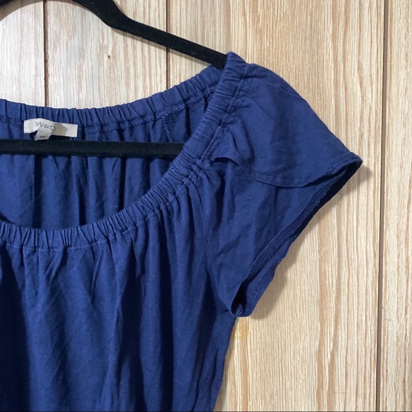 ⭐️RW&CO. Dark Blue Blouse in Small - Picture 5 of 8